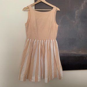 American Apparel Pink Stripe Mini Dress